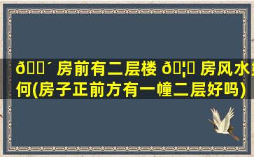 🌴 房前有二层楼 🦋 房风水如何(房子正前方有一幢二层好吗)
